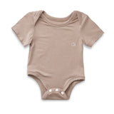 Organic Bamboo Spandex Bodysuit - Mocha