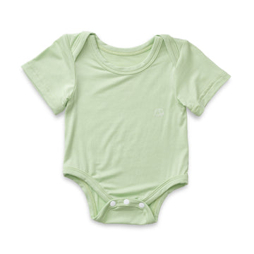 Organic Bamboo Spandex Bodysuit - Lime Green