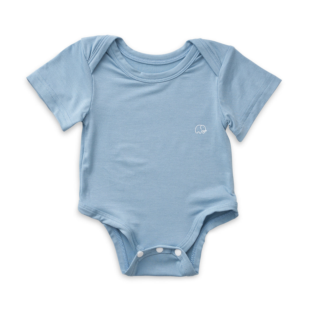 Organic Bamboo Spandex Bodysuit - Celestial Blue