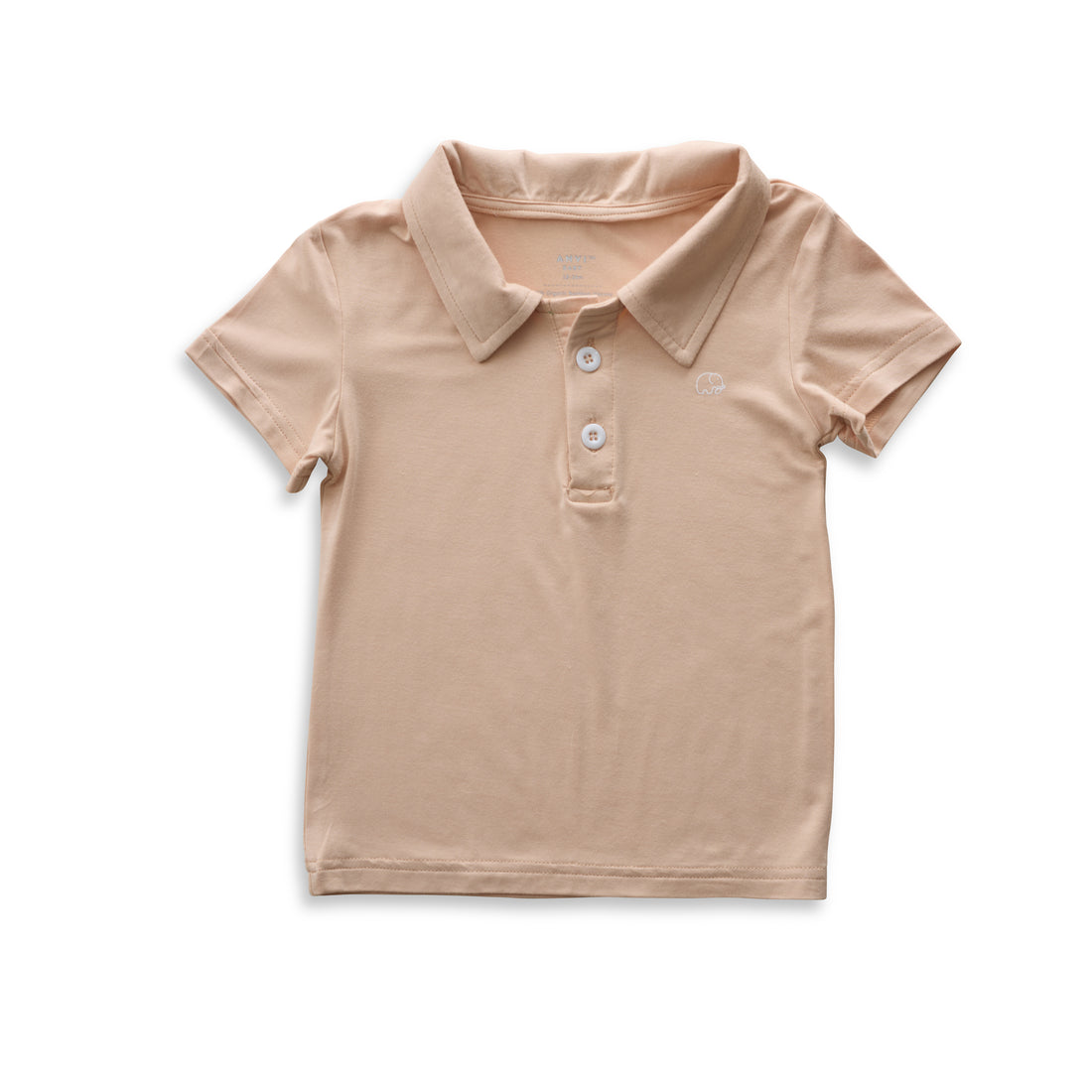 Bamboo Spandex Polo T-Shirt- Coral Peach