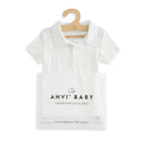 Bamboo Spandex Polo T-Shirt- White