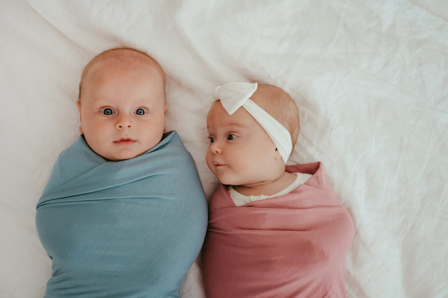 Anvi Baby Couture - Bamboo Spandex & Hat Set - Celestial Blue