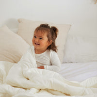 Organic Bamboo Baby & Toddler Blanket - White