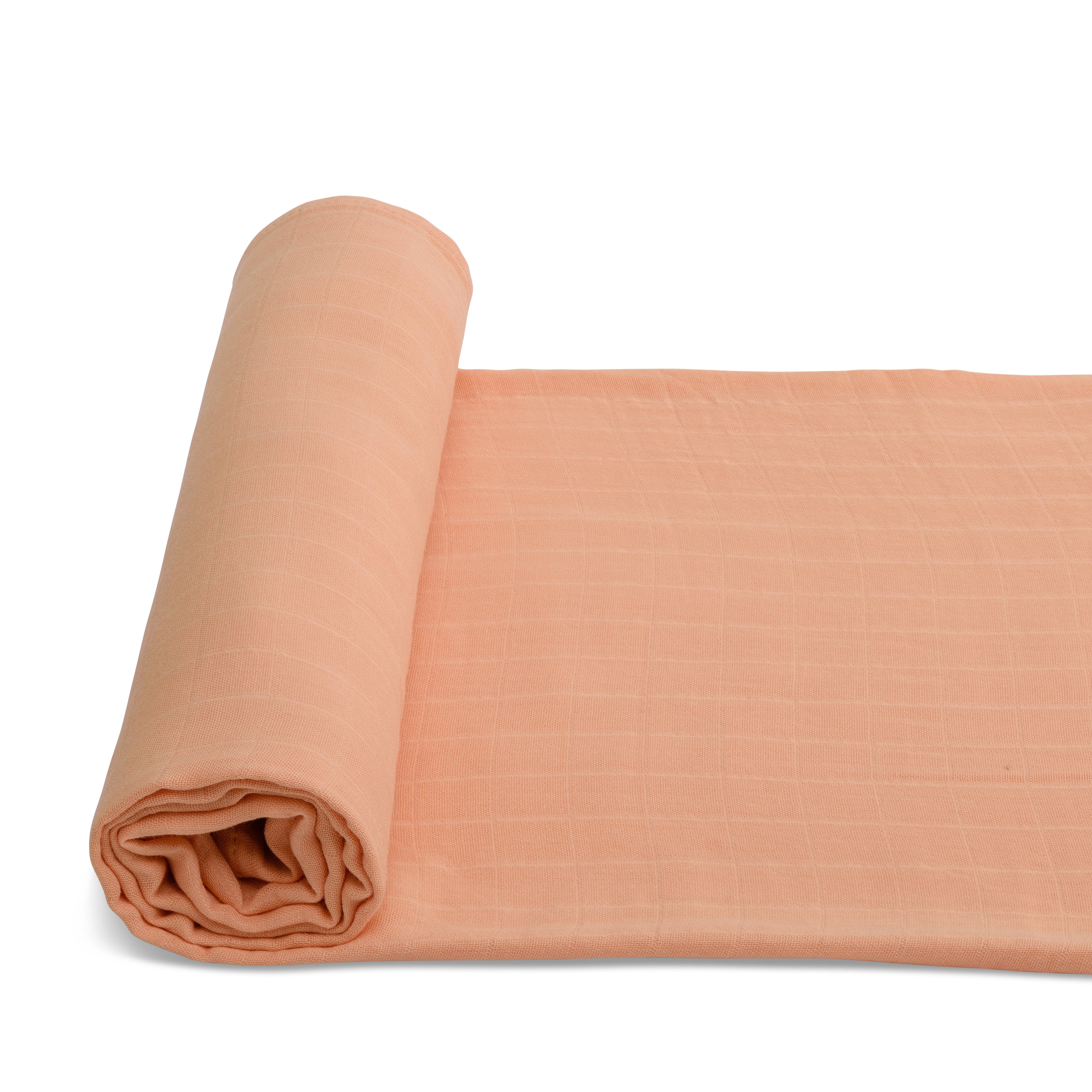 Organic Bamboo Muslin Swaddle | Just Peachy