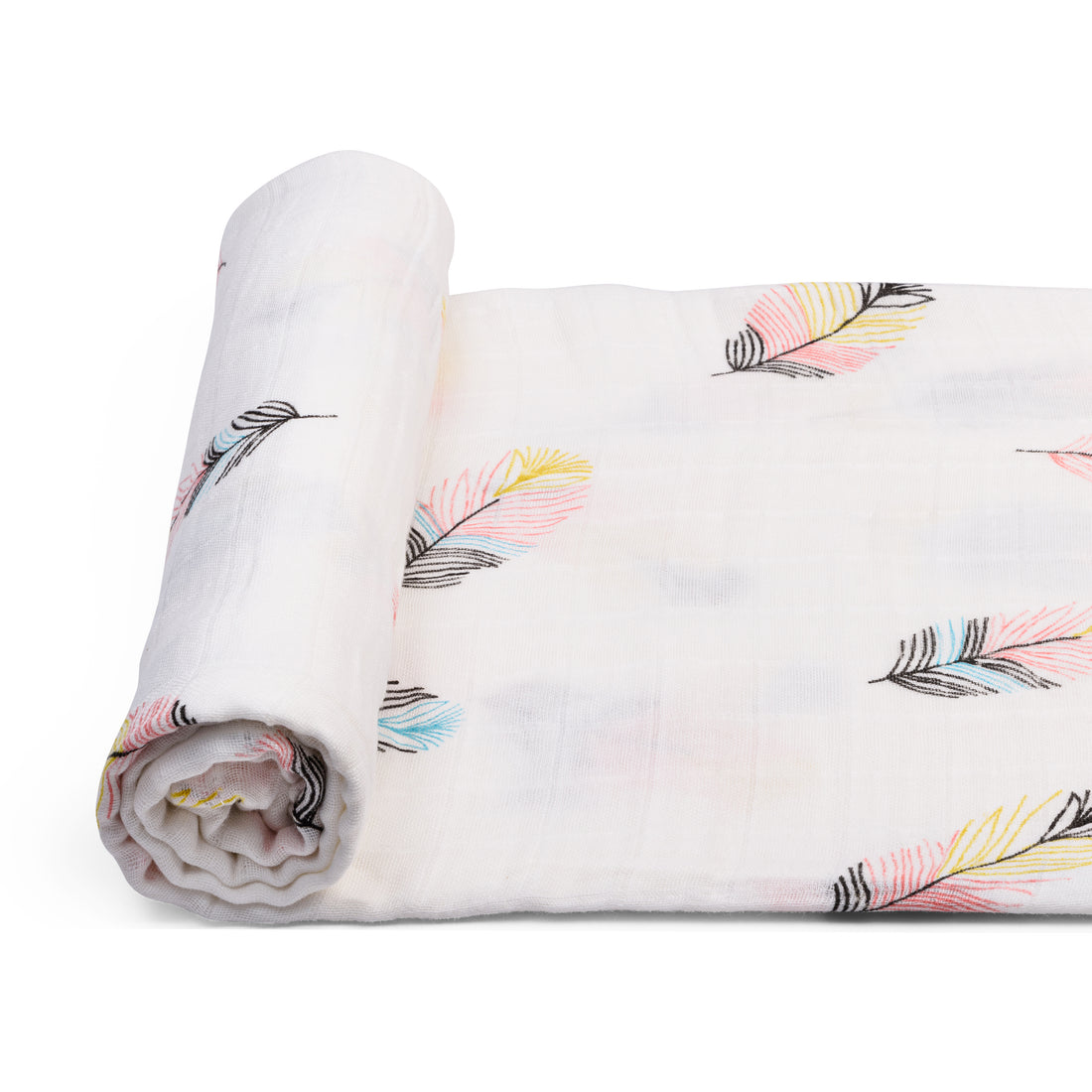 Organic Cotton Muslin Swaddle Wrap | New Leaf