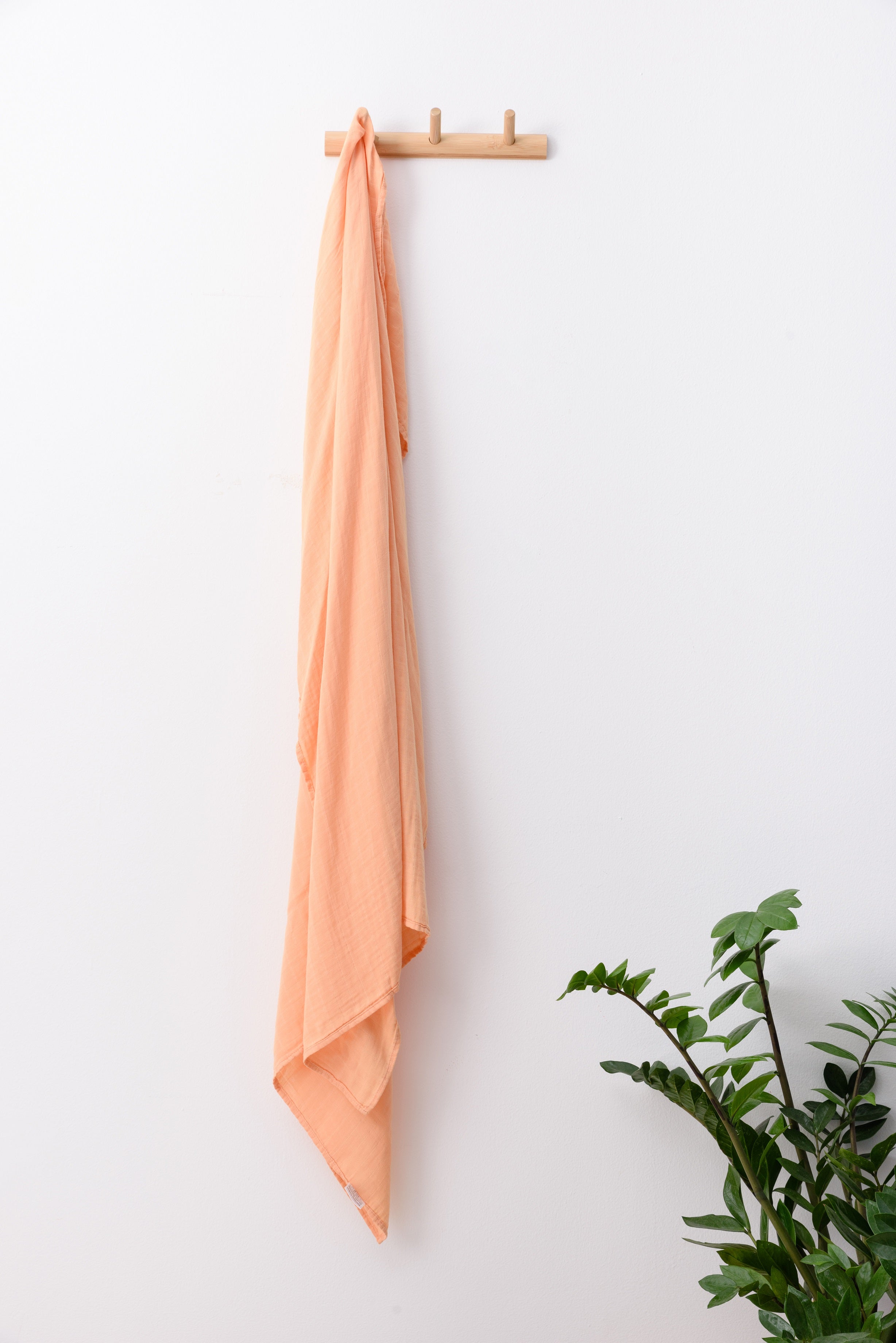 Organic Bamboo Muslin Swaddle | Just Peachy