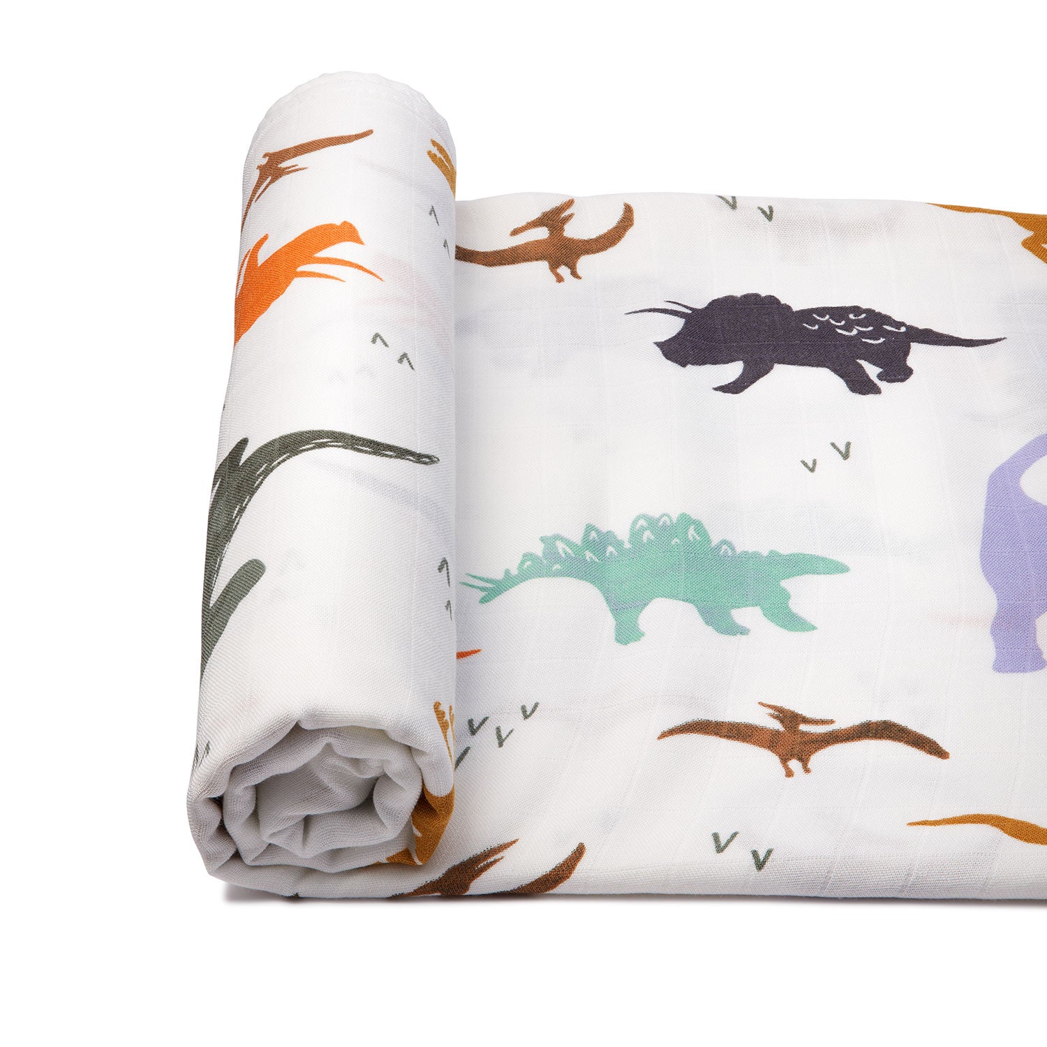 Organic Bamboo Muslin Swaddle | Dino Ghetto