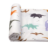 Organic Bamboo Muslin Swaddle | Dino Ghetto