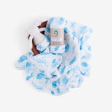 Muslin Swaddle | 100% Bamboo | Ocean Bliss